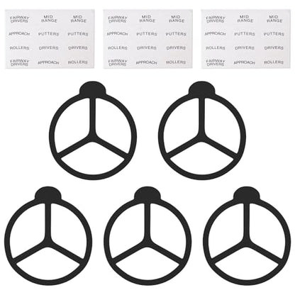 Disc Golf Bag Dividers 5-Pack - Universal Fit Disc Separators for Backpack Bags | Protects & Organizes Discs | Fits Innova, HIMAL, MVP Cell, Dynamic Discs Cadet Bags