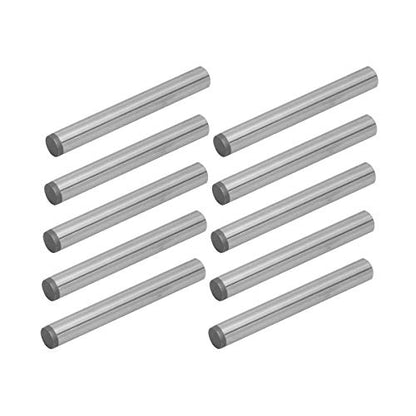 POWERTEC 71476 Hardened Steel Dowel Pins 1/4 Inch | Heat Treated and Precisely Shaped for Accurate Alignment – 10 pack - size: 1/4" x 2" (10pk)