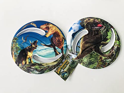 Aeromax Dino Saucer Foam Flying Disc 2 Pack (FD-C) - style: DINO 2 pk