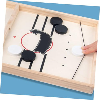 IMIKEYA 10pcs Fast Sling Puck Game for Boys and Girls Adults Dandanqi Chess Pieces Interactive Hockey Puck Board