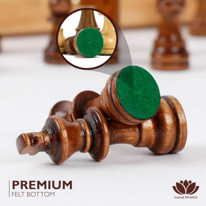 Collector Edition Wooden Chess Pieces Chess Coins Pawns Chessmen Figurine Pieces (3.75 Inch Brown - White) - color: 3.75 Inch Brown - White