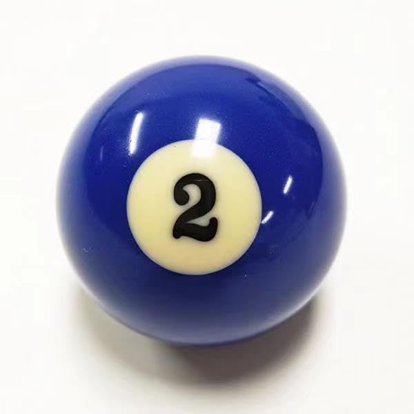 Replacement Pool Ball，Replacement Eight Ball, 2-1/4" Regulation Size Billiard, Regulation Weight，15 Object Balls - color: 2