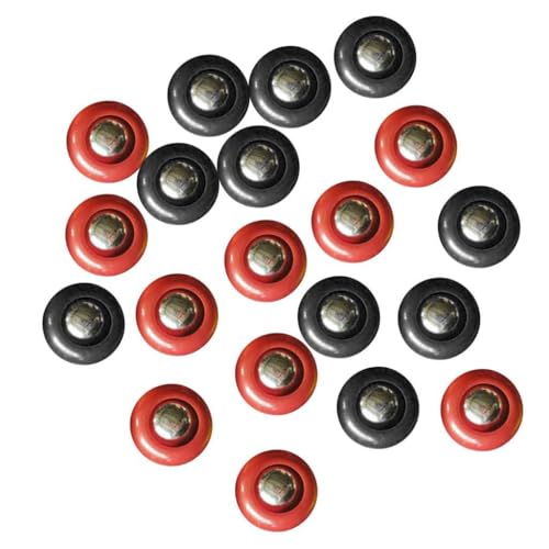 harayaa 10 Pieces Shuffleboard Pucks Indoor Replacement Set Tabletop Equipment Accessories PP Material Suitable for Family Activities Ki - size: 20Pcs 2x1.56cm