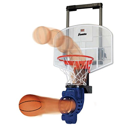 Franklin Sports Mini Basketball Hoop with Rebounder and Ball - Over The Door Basketball Hoop With Automatic Ball Rebounder - Indoor Basketball Game For Kids - style: Arcade