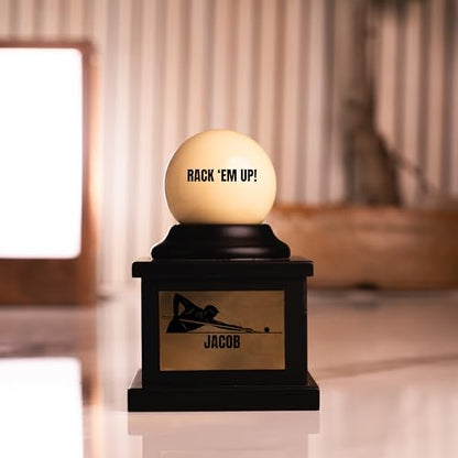 Custom Pool Ball Gift for Dad Birthday Gift for Billiards Gift for Son Birthday Gift Personalized Cue Ball Corporate Gift Pool Table Gift Love Gifts - style: ONLY BALL