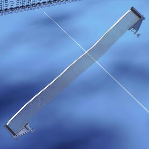 Portable Table Tennis Net and Post Set Thickened Mesh with Clamps for Indoor Outdoor Use Easy Installation Pingpong Barrier for Family Fun and Professional Training