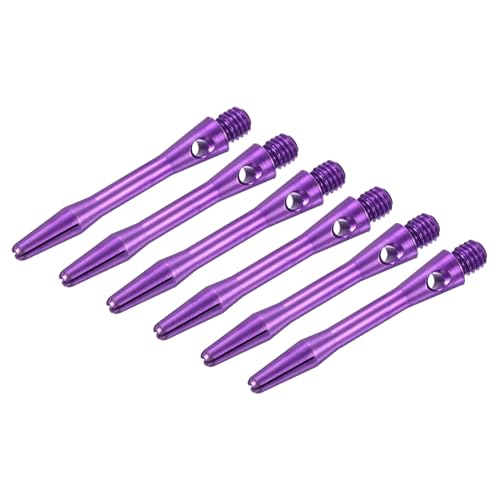 PATIKIL Dart Shaft, Medium 2BA Thread Aluminum Dart Stems Dart Accessories Throwing Fitting for Steel Tip - color: Purple, size: 35mm
