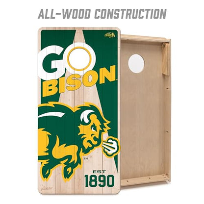 YouTheFan NCAA 2’ x 4’ Professional Wood Cornhole Game