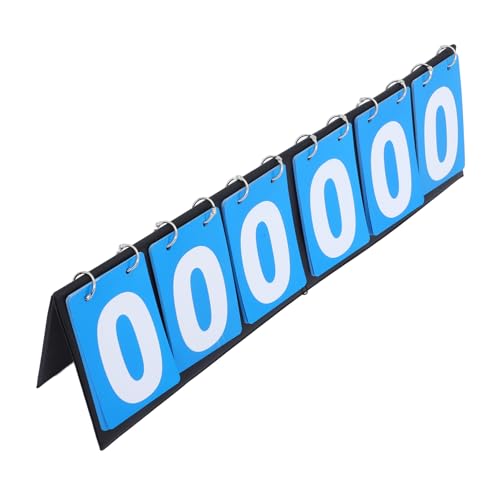 Yardwe Portable Flip Scoreboard for Soccer Basketball Durable Multi Functional Tabletop Game Scorekeeper with Readable Numbers Easy to Use Cloth Design