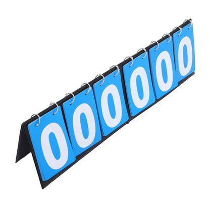 Yardwe Portable Flip Scoreboard for Soccer Basketball Durable Multi Functional Tabletop Game Scorekeeper with Readable Numbers Easy to Use Cloth Design