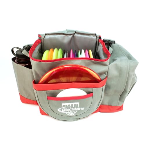 Disc Store Tournament Disc Golf Bag - Small and Lightweight Satchel Bag for Golf Discs - Fits 12 Discs - Durable and Water Resistant - Great for Tournament or Casual Outdoor Play