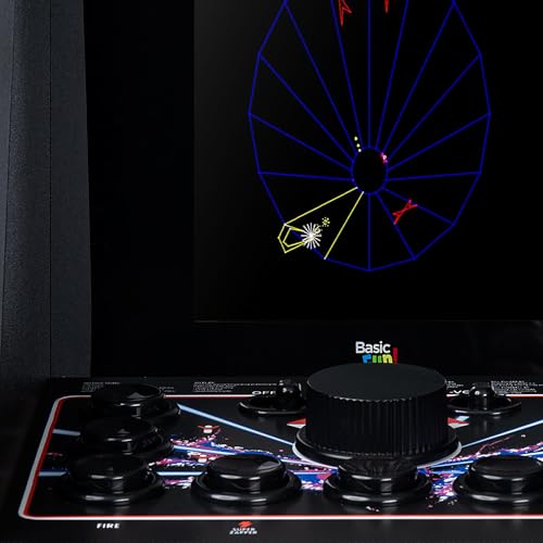 Arcade Classics - Atari Tempest Counter Series Game Machine, 5 Games, 8" Liquid Crystal Screen - Mini Cabinet, Portable Gaming, Retro, Countertop Console, Basement Decoration, Man Cave - style: Tempest Counter Series