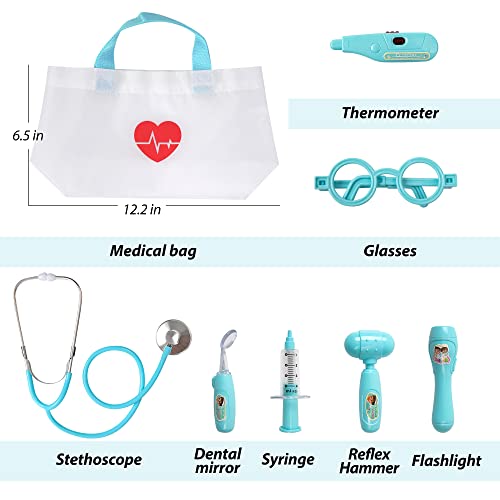 Phobby ToddlerToys for 2 3 4 5 Years Old Boys Girls, Christmas Bithday Gifts - Kids Bowling Set and Pretend Play Doctor Kit