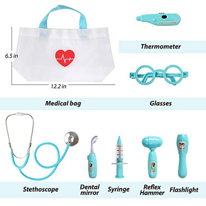 Phobby ToddlerToys for 2 3 4 5 Years Old Boys Girls, Christmas Bithday Gifts - Kids Bowling Set and Pretend Play Doctor Kit