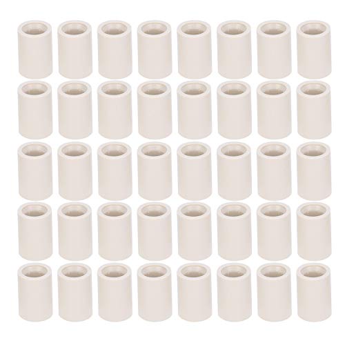 40Pcs Fiber Billiards Stick Pool Cue Ferrules Tubes Replacement Parts Repair Accessories Leisure Sports Game Room Cue Ferrule Pool Replacement Kit Stick Ferrules Kamui - size: 13MM 0.8 inches