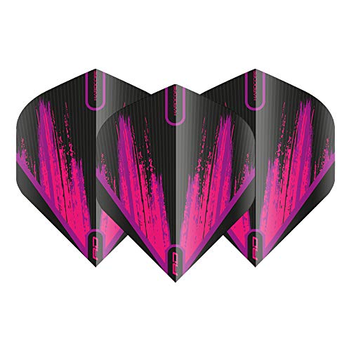 RED DRAGON Hardcore Radical Dart Flights - 4 Sets Per Pack (12 Dart Flights in Total)