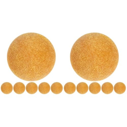 Totority 12pcs Mini Foosball Balls for Table Soccer Games Replacement Accessories for Standard Foosball Tables Smooth Footballs for Enjoyable Gameplay