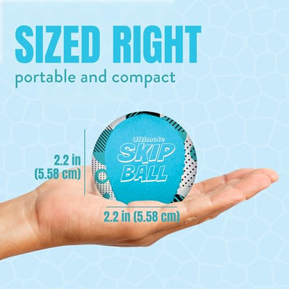 Activ Life The Ultimate Water Skip Balls, Water Bouncing Ball for Swimming Pool, Beach Toys for Friends, Family, Kids and Adults - style: Blue Spots