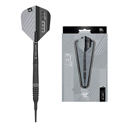 Target Darts Echo 90% Tungsten Soft Tip Darts Set | Pixel Tip Darts, Professional Darts Accessories, Electronic Soft Tip Dart Set | Barrel 11, 12, 13 & 14 (18G/19G/20G/21G) - style: 14
