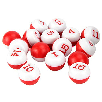 DGZZI Billiard Pool Shaker Pool Snooker Billiard Table Kelly Pool Shaker Bottle with Red and White Tally Peas - color: Black