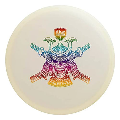 Discmania Active Premium Sensei Glow Disc Golf Putter | Limited Edition Undead Samurai 2 | Durable, Glow in The Dark Plastic | Stable Flight with Reliable Fade | Perfect for Upshots & Short Drives