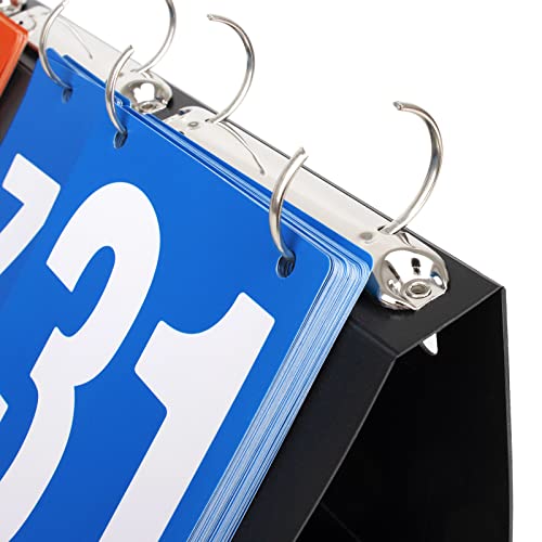 GOGO Flip Scoreboard Foldable, Portable Table Top Socre Keeper for Sports Tennis, Volleyball, Basketball