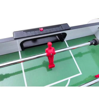 4ft Foosball Table Soccer Game Table Easy to Assemble with Wooden Steel Construction Indoor Sports Fun for Adults & Teens in Home&Apartments&Game Rooms - color: Wood