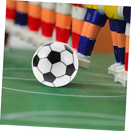 10pcs Injection Small Footballs Foosball Table Balls Mini Sports Balls Boys and Girls Soccer Game Foosball Accessories