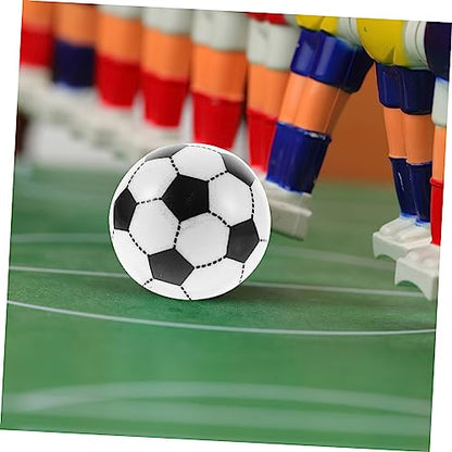 10pcs Injection Small Footballs Foosball Table Balls Mini Sports Balls Boys and Girls Soccer Game Foosball Accessories