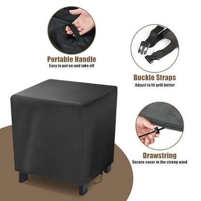 Outdoor Furniture Cover Small,15 Inch Square Patio Table Covers,Waterproof Outside Small Side Table Cover - 15 X 15 X 18 Inch - size: 15" L x 15" W x 18" H