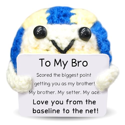 Handmade Collectible Volleyball - Gift for Brother,Funny Sports Gifts for Him,Man Cave Decor for Volleyball Fans,Emotional Support Gift for Bro & Best Buddy,Brother Birthday Gifts - color: Brother