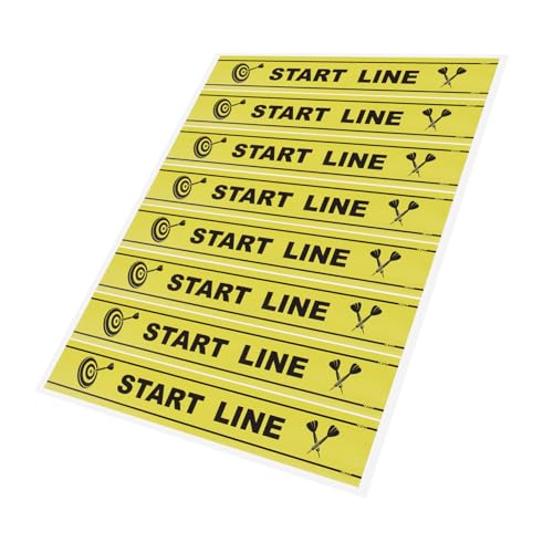 Yardwe 1Sheet Dart Throw Line Marker Durable Game Floor Marker for Dart Players Notice Line for Ground for Parties and Games Enhances Enjoyable Gameplay Experience