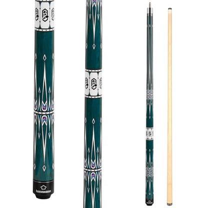 HomeSeason Pool Cue Stick 58" Billiard Cue Sticks Professional Low Deflection Pool Sticks - color: 18oz