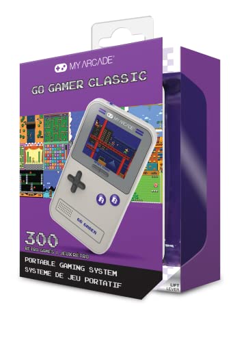 My Arcade Go Gamer Classic-Purple: Preloaded Game Console with 300 Games - style: Go Gamer Classic-Purple