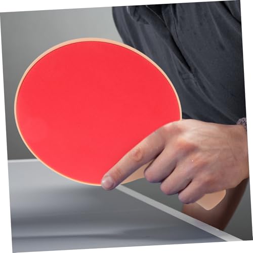 Happyyami Outdoor Table Tennis Bat Set with Plastic Elasticity Racket Paddle and Pong Balls Comfortable Grip for Competitive Outdoor Pong Games and Training