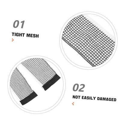Happyyami Nylon Pong Net Table Tennis Net for Sturdy Build Easy Assembly Versatile Usage