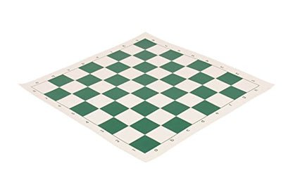 Deluxe Chess Set Combination - Triple Weighted - by US Chess Federation (Forest Green) - color: Forest Green
