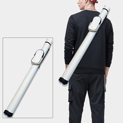 SUPERDIAMOND Hard Pool Cue Case for 58" 2-Piece Cues, Portable Pool Stick Case & Pool Stick Bag for League, Protective Cue Case & Pool Cue Bag, Billiard Cue Cases, 2x2 Pool Cue Case Style - color: White