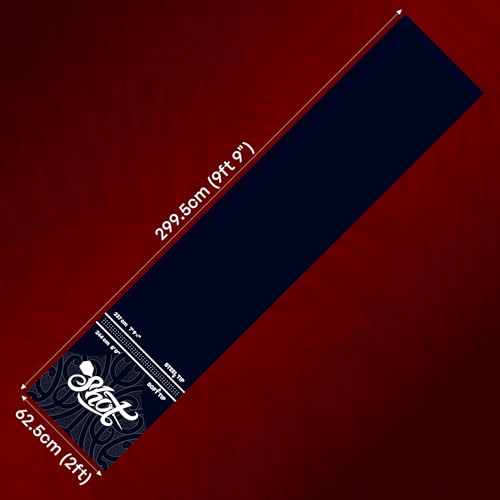 Shot Darts Heavy Duty, Protective Professional Dart Mat - Made from Thick, Shock Absorbing & Non-Curling Industrial Grade Rubber (9.9 Feet x 2 Feet)
