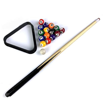 Pool Cue Stick Wooden Billiard Cue for Boys Lightweight Easy to Use for Learning Entertainment for Young Pool Players
