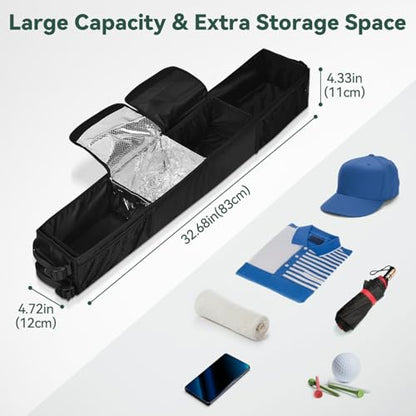 Grekos Golf Cart Inner Storage Tray, Upgraded 1680D Golf Cart Front Storage Basket - color: G-gaoerfukuang.