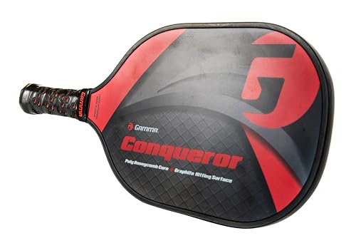 Gamma Pickleball Paddles, Venture Series, USAPA Approved, Graphite Composite Surface, Honeycomb Grip, Conqueror, Discovery, Odyssey, Unbeatable Control, High Performance - style: Conqueror