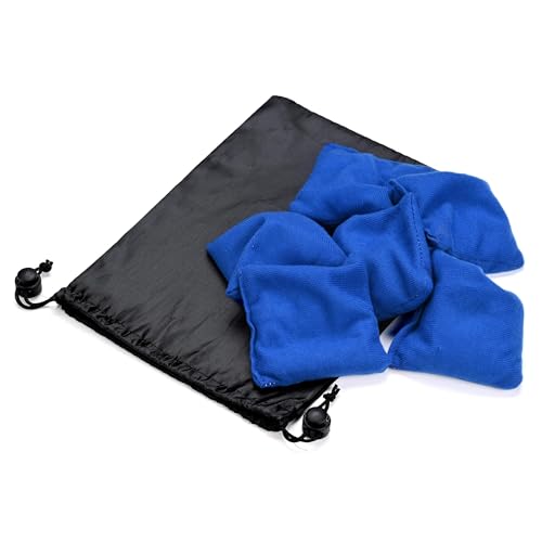 WinSpin Bean Bag Toss Game Cornhole Board Set Prize Toss w/ 11 Bean Bags Stakes for Carnvial Games and Tradeshows Outdoor and Indoor Plays