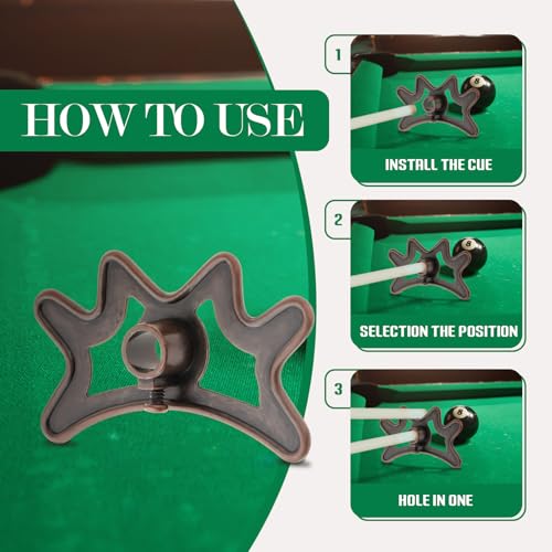 Pool Billiard Bridge Head Pool Cue Stick Bridge Metal for Games Competition