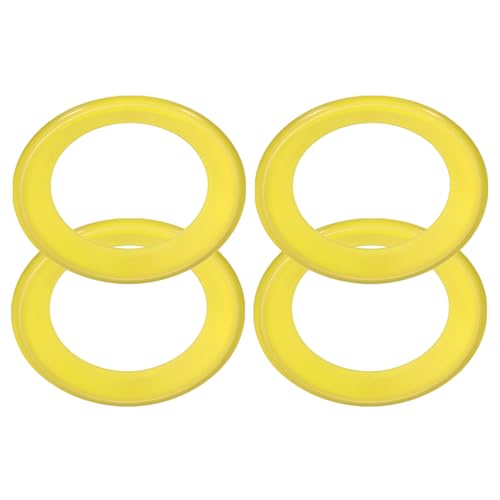 PATIKIL Flying Rings, PP Plastic Flying Discs for Sports Outdoor Playing Game Beach Pool Camping - color: Yellow