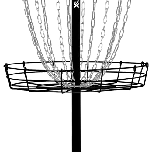 Remix Practice Basket for Disc Golf - Choose Your Color and Style - style: Single Chain - Black