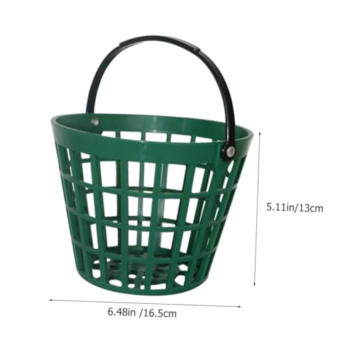 Kisangel Golf Container Handle Golfs Basket for Outdoor Practice Lightweight Design for Driving Ranges and