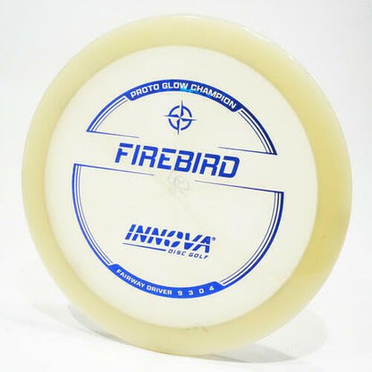 Innova Proto Glow Champion Firebird Disc Golf Fairway Driver, Glows in The Dark, May Vary from Image - size: 173-175 grams