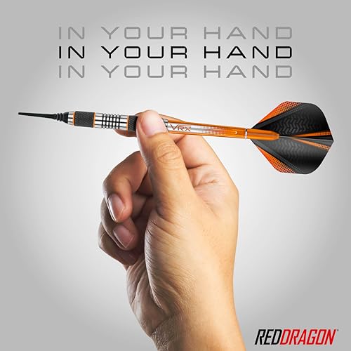 RED Dragon Amberjack Series Softip Professional Darts 18 g Darts Set with Flights and Shafts