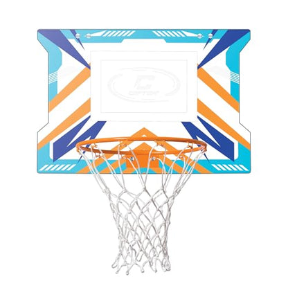 Cipton Silent Mini Basketball Hoop Set – Indoor Over-the-Door Hoop with Noise-Reducing Acrylic Backboard & Soft Mini Basketball, for Home Dorm and Office